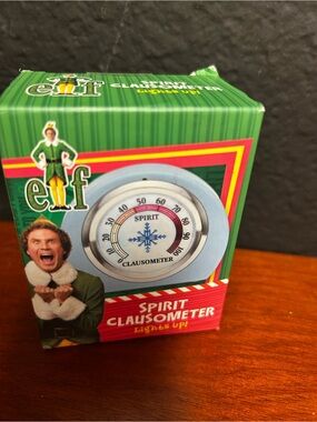 Elf Spirit Clausometer‎ - Lights up “NIB” sealed Christmas decor